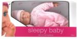 Dolls World Sleepy baby puhatestű baba - 30 cm