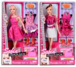 Magic Toys Sofia Fashion Show divatikon baba extra ruhával és kiegészítőkkel (MKF258069)