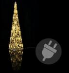 Nexos Akril piramis 30 LED-del - 60 cm, meleg fehér