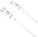XO NB-Q189B USB-C-Lightning adatkábel (Fehér) - 2 m, PD 20W