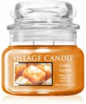 Village Candle Golden Caramel lumânare parfumată (Glass Lid) 262 g