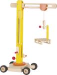 Goki Дървена играчка Goki - Строителна машина, кран (55975) - ozone