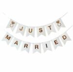  Just Married papír girland - 300 cm