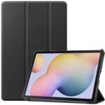 Gigapack Tok álló, bőr hatású (aktív FLIP, oldalra nyíló, TRIFOLD asztali tartó funkció) FEKETE Samsung Galaxy Tab S7 LTE 5G (SM-T876), Samsung Galaxy Tab S7 WIFI (SM-T870), Samsung Galaxy Tab S7 LTE (GP-10199