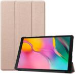 Gigapack Tok álló, bőr hatású (aktív FLIP, oldalra nyíló, TRIFOLD asztali tartó funkció) ARANY Samsung Galaxy Tab A 10.1 WIFI (2019) SM-T510, Samsung Galaxy Tab A 10.1 LTE (2019) SM-T515 (GP-87311)