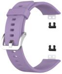 gigapack Pótszíj (egyedi méret, szilikon, állítható) LILA Huawei Watch Fit (GP-108436)
