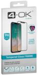 Blautel 4-OK képernyővédő üveg (3D full glue, íves, teljes felületén tapad, tok barát, karcálló, 9H) FEKETE Apple iPhone 12 Pro Max (PRF267)
