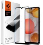 Spigen FC képernyővédő üveg (2.5D, ujjlenyomatmentes, extra karcálló, 9H, ultravékony, 0.3mm, színkiemelés) FEKETE Samsung Galaxy A42 5G (SM-A425F) (AGL02305)