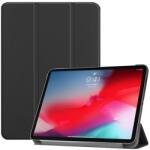 Gigapack Tok álló, bőr hatású (aktív FLIP, oldalra nyíló, TRIFOLD asztali tartó funkció) FEKETE Apple IPAD Pro 11 (2018), Apple IPAD Pro 11 (2020) (GP-82456)