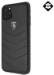 CG Mobile Ferrari Scuderia műanyag telefonvédő (valódi bőr hátlap) FEKETE Apple iPhone 11 Pro Max (FEHQUHCN65BK)