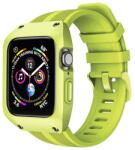 gigapack Pótszíj (egyedi méret, szilikon, ütésálló keret) ZÖLD Apple Watch Series 1 38mm, Apple Watch Series 2 38mm, Apple Watch Series 3 38mm (GP-94578)
