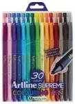 ARTLINE Liner ARTLINE Supreme, varf fetru 0.6mm, 30 culori/set (EPFS-210/30W) - birotica-asp