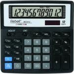  Calculator de birou, 12 digits, 156 x 156 x 30 mm, Rebell BDC 312 BX - negru (RE-BDC312BX)