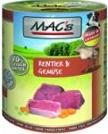 MAC's Mac’s Dog Adult, консерва за пораснали кучета, БЕЗ ЗЪРНО, с северен елен и зеленчуци (мин. 70% месо), 800 гр - Германия - 947VE
