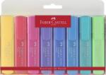 Faber-Castell Set de 8 textmarkere Faber-Castell 1546, Pastel (FC154681)