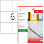 TANEX Etichete 6/a4 105*99mm colturi drepte 100/top tanex (TW2303)