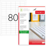 TANEX Etichete 80/a4 37*14.25mm colturi drepte 100/top tanex (TW2180)