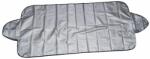 Rogroup Parasolar auto ro group, exterior, iarna/ vara, material textil, argintiu cu negru, 200cm x 100cm R999IN2204 (R999IN2204)
