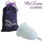 Me Luna Cupă menstruală cu picior, mărimea S, transparentă - MeLuna Classic Menstrual Cup