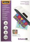 Fellowes Meleglamináló fólia, 80 mikron, A4, fényes, öntapadó, 100 db, FELLOWES (IFW53022) (5302202)