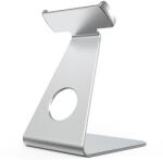 gigapack Asztali állvány (alumínium, mágneses, csúszásgátló talp, Magsafe kompatiblis) EZÜST Apple iPhone 12, Apple iPhone 12 Pro, Apple iPhone 12 Pro Max, Apple iPhone 12 mini, Apple iPhone 13 (GP-104799)