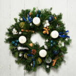 ImodFlowers Coroniță Advent din Brad Natural