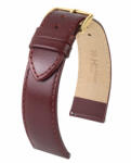 Hirsch Osiris óraszíj, burgundi, 20/18
