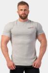 NEBBIA Tricou pentru bărbați Minimalist Logo Light Grey XXL