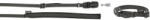 Kerbl GoLeyGo 2.0 nyakörv és póráz - fekete, 15 mm / 29-45 cm, 1 cm / 1, 4-2 m