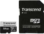 Transcend microSDXC 64GB C10/UHS-I/U3 TS64GUSD340S