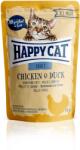 Happy Cat All Meat Adult alutasakos eledel - Csirke és kacsa 6 x 85 g