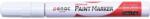 PENAC Marker cu vopsea PENAC, rezistent la temperaturi inalte, varf rotund, grosime scriere 2-4mm - alb (P-OT0140-WH)