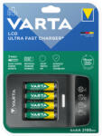 VARTA 15 perces gyorstöltő + 4db AA 2100 mAh akkumulátor - 57685