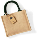 Westford Mill Speciális táska Westford Mill Jute Mini Gift Bag - Egy méret, Natural/Forest Green