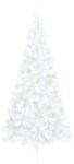 vidaXL Jumătate LED & suport 240 cm - alb (3077400)