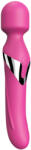 Dorcel Dual Orgasms - akkus, 2in1 masszírozó vibrátor, wand masszírozó (pink)