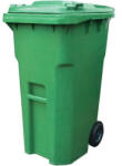 Anro Háztartási kuka 240 L zöld, műanyag, kerekes (11965)