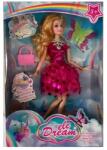 Magic Toys Dream Girl divatbaba pink koktélruhában kiegészítőkkel - 29 cm (MKL501611)