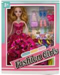 Magic Toys Divatbaba pink flitteres báli ruhában kiegészítőkkel - 28 cm (MKL521321)