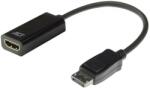 Act Connectivity DisplayPort 1.2/1.2a HDMI Convertor Negru 15cm AC7555 (AC7555)