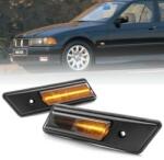  BMW E34 1988-1994 E36 1990-1995 facelift előtti füst fekete burás futófényes SMD LED oldalindex szett