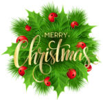  Sticker decorativ Decoratiune Craciun Coronita Merry Christmas