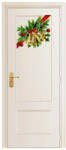  Sticker decorativ Decoratiune Craciun Clopotei Aurii
