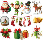  Sticker decorativ Decoratiune Craciun Figurine Diverse