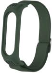gigapack Pótszíj (egyedi méret, állítható, textil) SÖTÉTZÖLD Xiaomi MI Band 3, Xiaomi MI Band 4, Xiaomi Mi Band 5, Xiaomi Mi Band 6 (GP-110032)