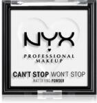 NYX Professional Makeup Can't Stop Won't Stop Mattifying Powder pudra matuire culoare 11 Bright Translucent 6 g