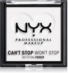 NYX Professional Makeup Can't Stop Won't Stop Mattifying Powder pudra matuire culoare 11 Bright Translucent 6 g
