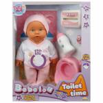 Dollz'n More Papusa bebelus Bebelou, Dollz n More, Toilet Time, 35 cm, roz Papusa