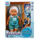 Dollz'n More Papusa bebelus, Dollz n More, Bebelou la doctor, 35 cm, verde Papusa