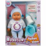 Dollz'n More Papusa bebelus Bebelou, Dollz n More, Toilet Time, 35 cm, albastru Papusa